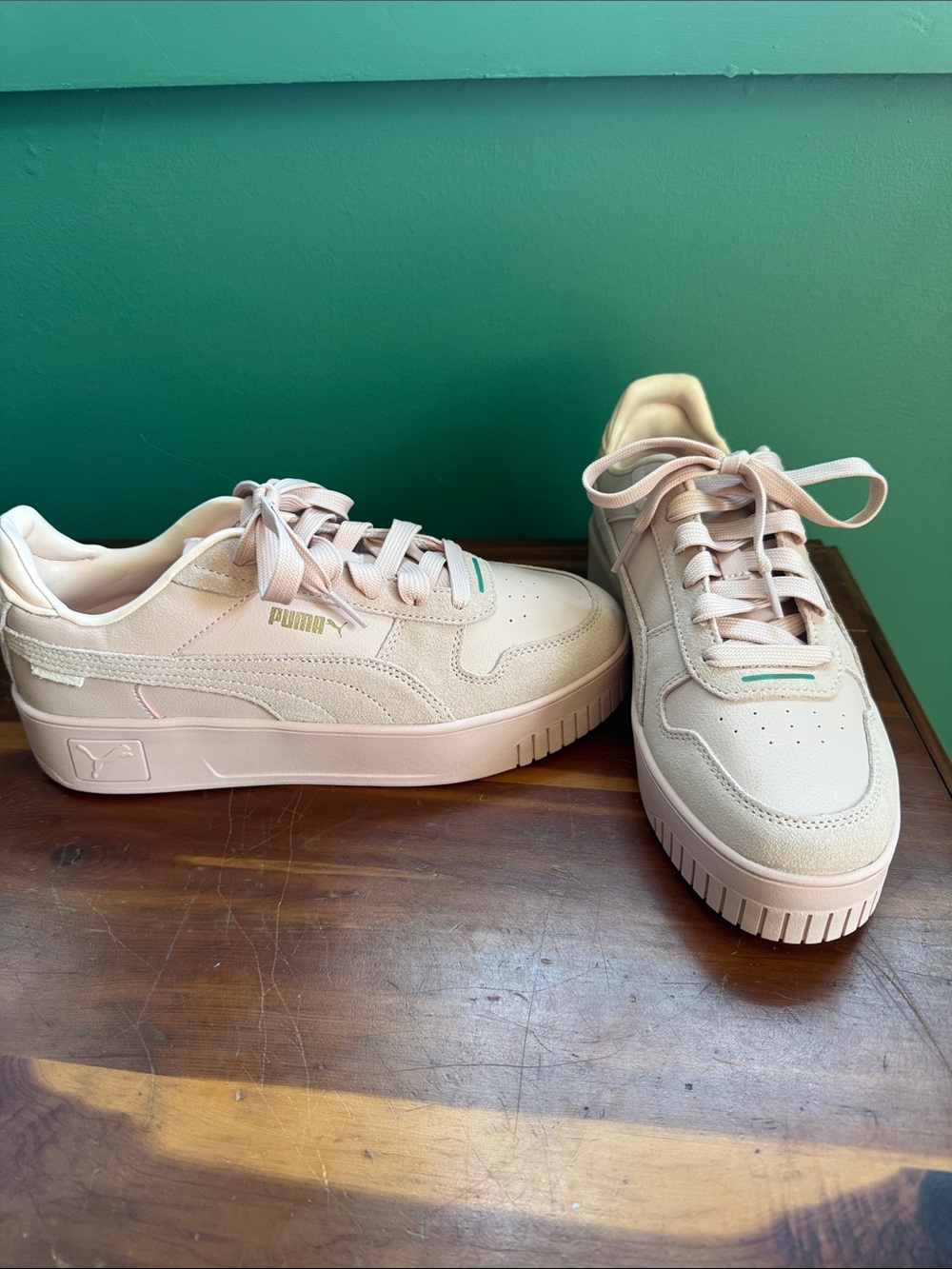 Puma Women's Platform Sneakers in Light Pink / Blush